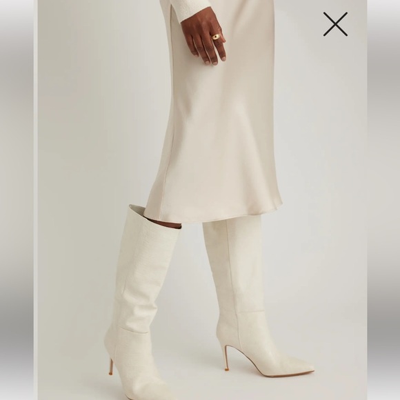 Quince 100% Washable Silk Skirt - Picture 3 of 5